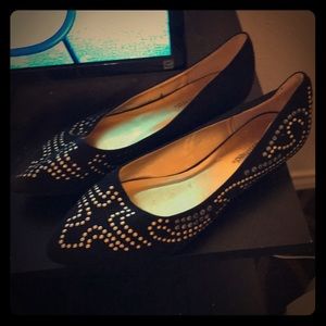 🍒NWT dressy studded flats sz10🍒
